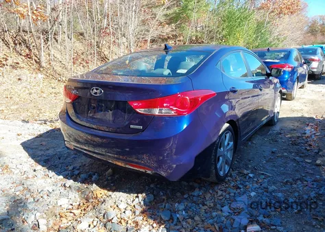 2012 Hyundai Elantra Limited из США, поврежденный, VIN 5NPDH4AE2CH082655